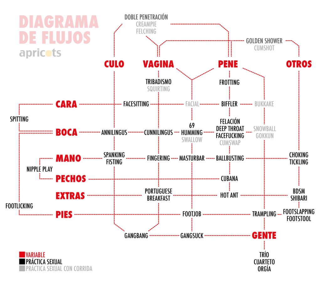 Gráfico sobre prácticas sexuales